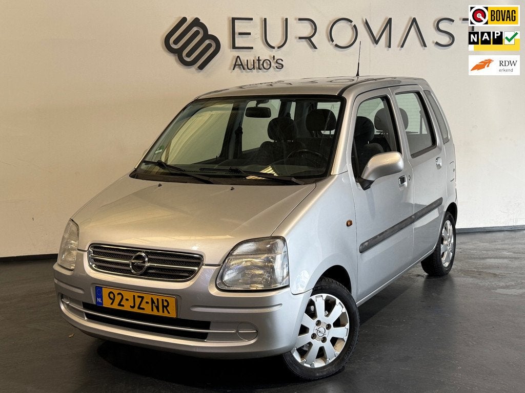 Opel Agila Gereserveerd!, Auto's, Opel, Bedrijf, Te koop, Agila, Airbags, Elektrische buitenspiegels, Lichtmetalen velgen, Metallic lak