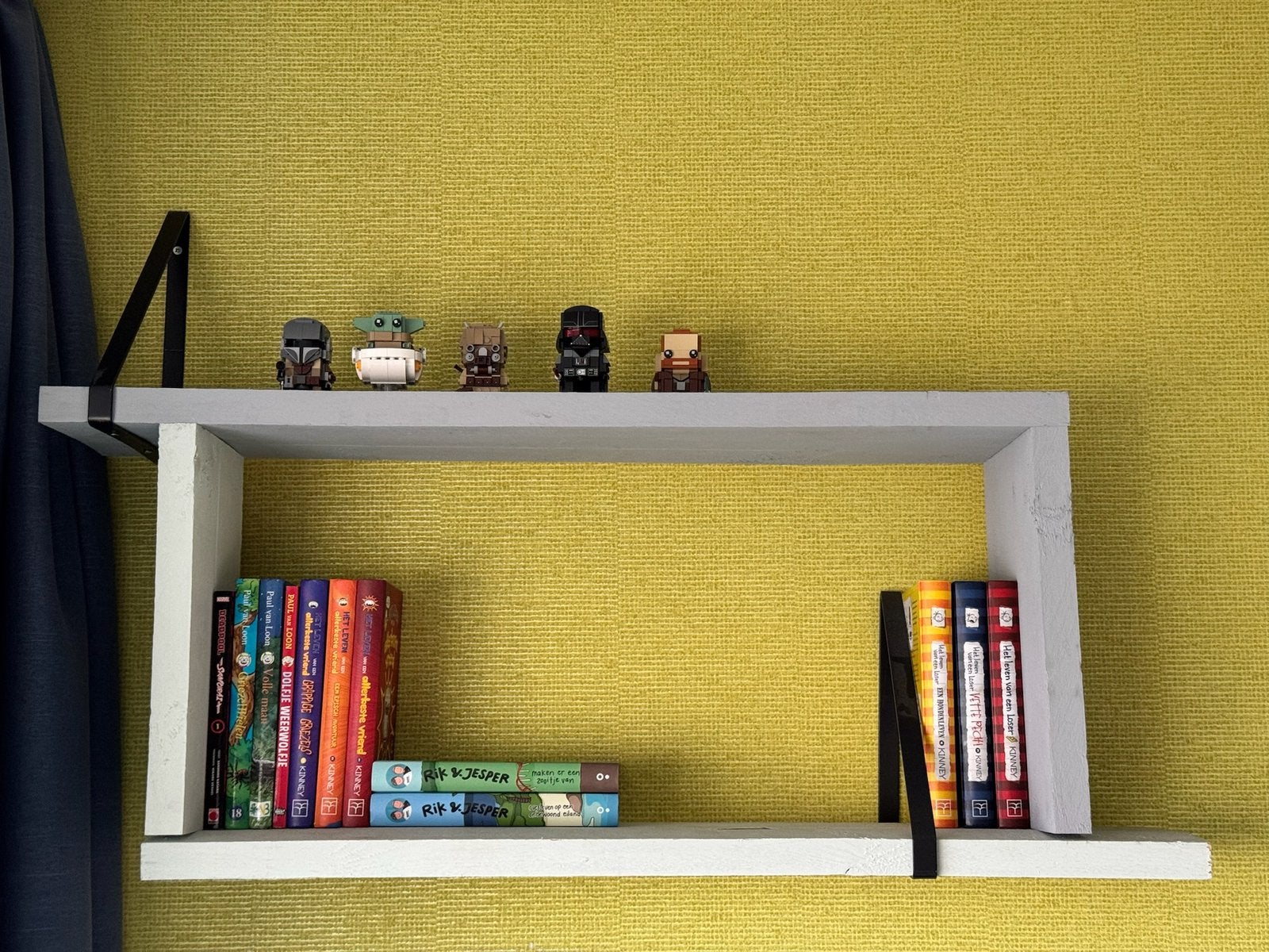 Steigerhouten boekenplank, Ophalen, Gebruikt