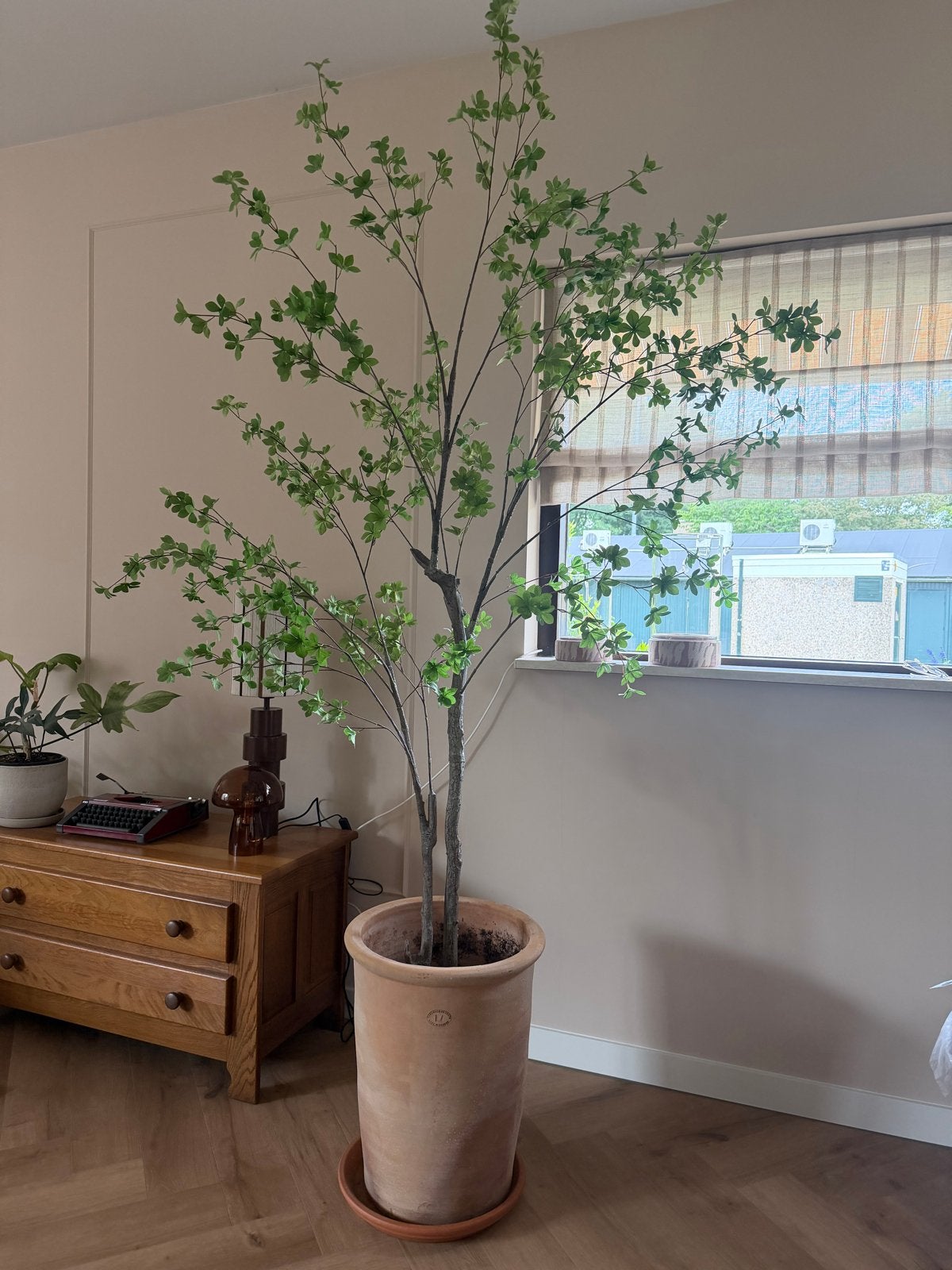 Grote Kunstboom Japanse Magnolia - 220 cm hoog, Ophalen, Binnen, Kunstplant, Kunststof