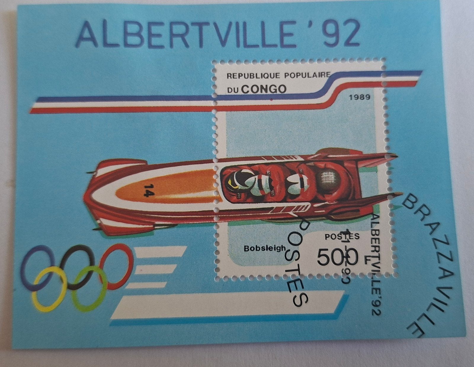 Olympische Spelen Albertville 1988. Diverse blokjes !!, Verzenden, Sport