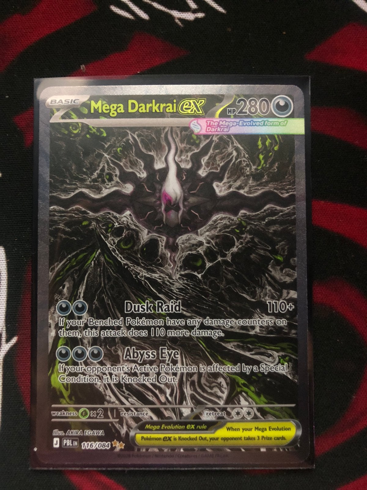 Mega Darkrai EX 116/084, Ophalen of Verzenden, Nieuw