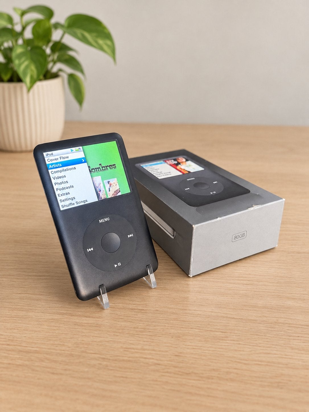 Apple iPod Classic 80GB zwart – met originele doos, 40 GB en meer, Gebruikt, Classic, Zwart