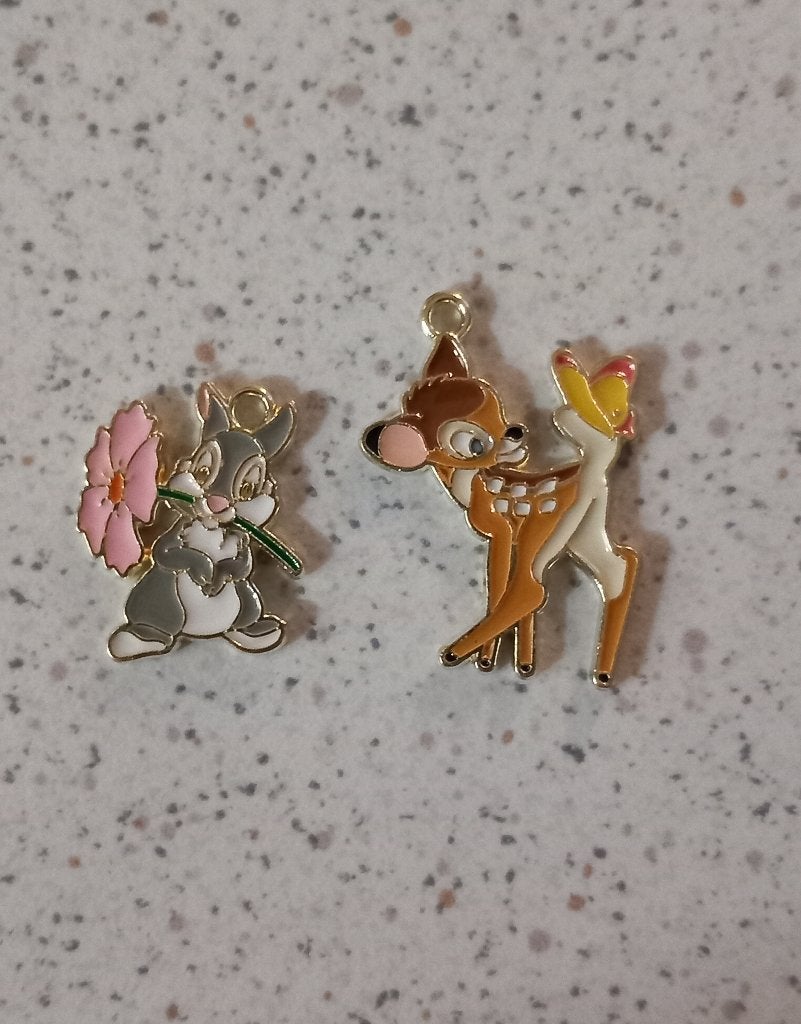 Bambi metalen bedels, Ophalen of Verzenden, Nieuw, Bedel
