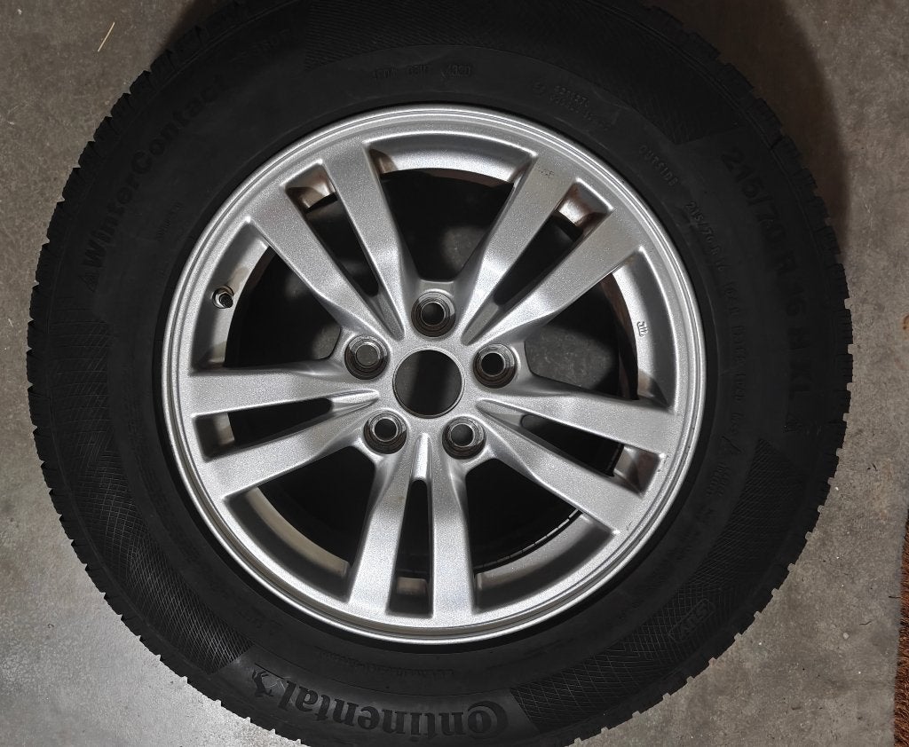 winterbanden Mitsubishi Outlander, Ophalen, 16 inch, Banden en Velgen, Winterbanden