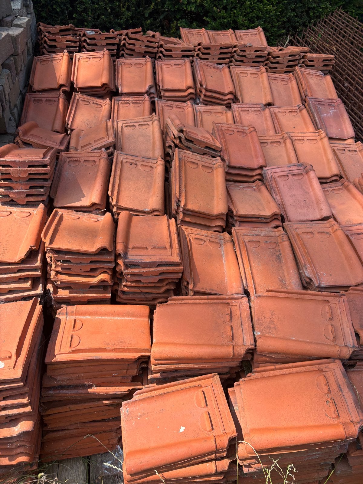 Gebruikte dakpannen Sterreberg, Doe-het-zelf en Verbouw, Dakpannen en Dakbedekking, Ophalen, Gebruikt, Steen of Klei, 15 m² of meer