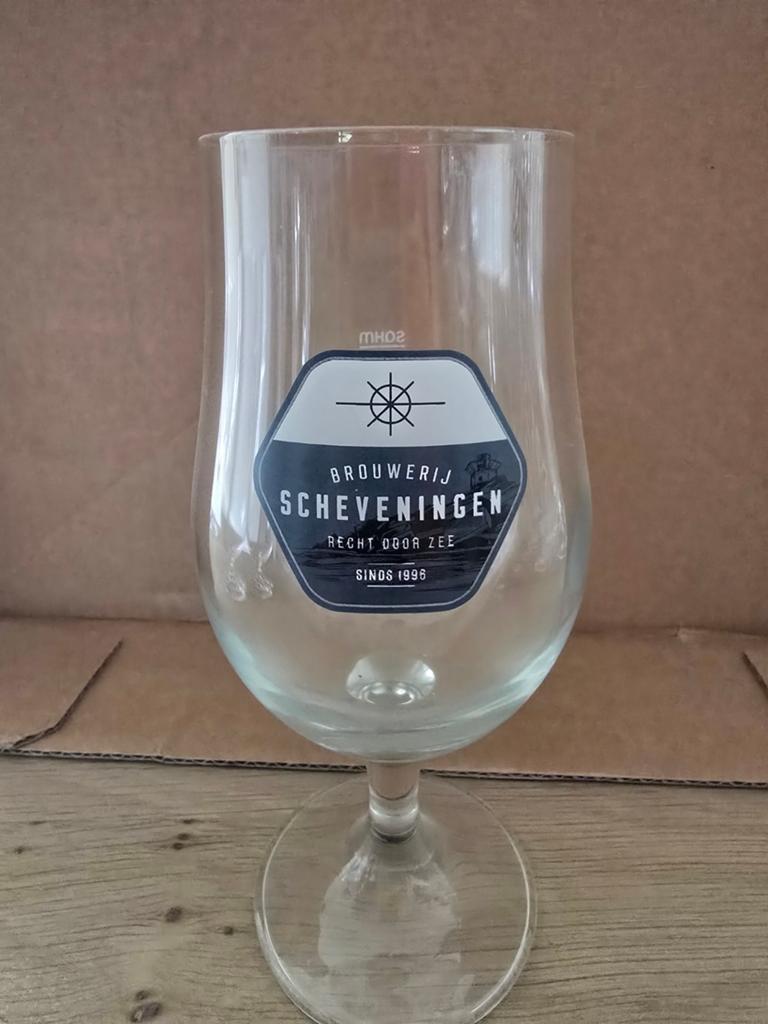 Brouwerij Scheveningen bierglas, Ophalen, Zo goed als nieuw, Bierglas