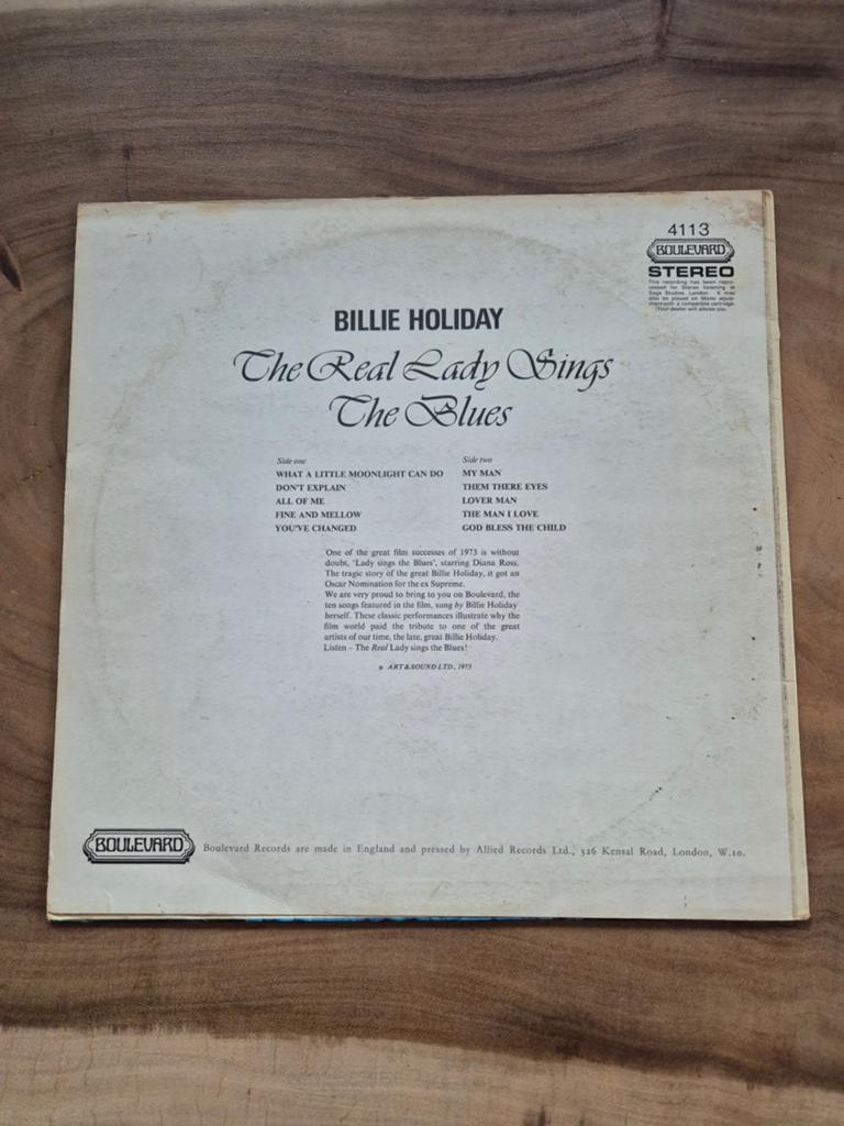 Billie Holliday - The Real Lady Sings The Blues - Vinyl, Cd's en Dvd's, 1980 tot heden, Ophalen of Verzenden, Zo goed als nieuw