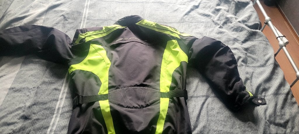 Motorjas en broek met protectie, Motoren, Kleding | Motorkleding, Ophalen, Tweedehands, Heren, Combipak