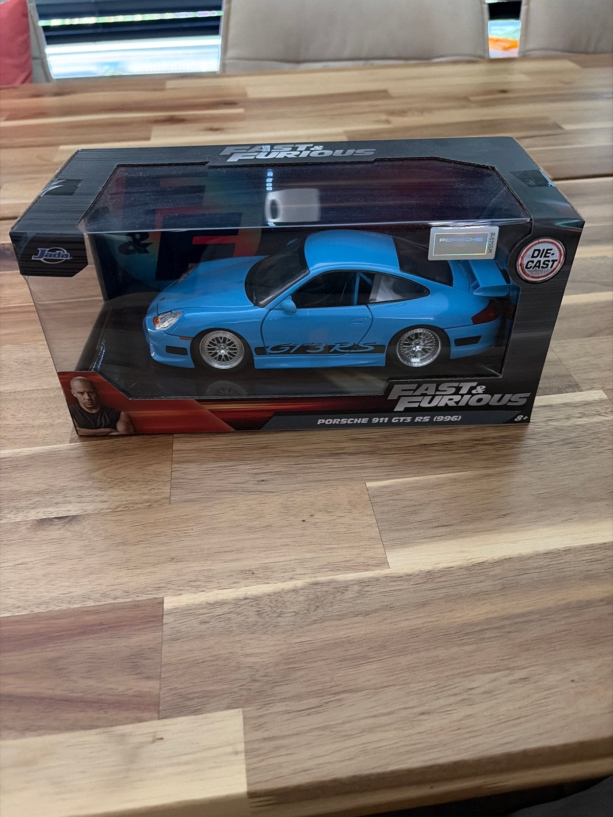 Fast & Furious Porsche 911 GT3 RS (996) Die-Cast Model, Hobby en Vrije tijd, Modelbouw | Auto's en Voertuigen, Overige merken