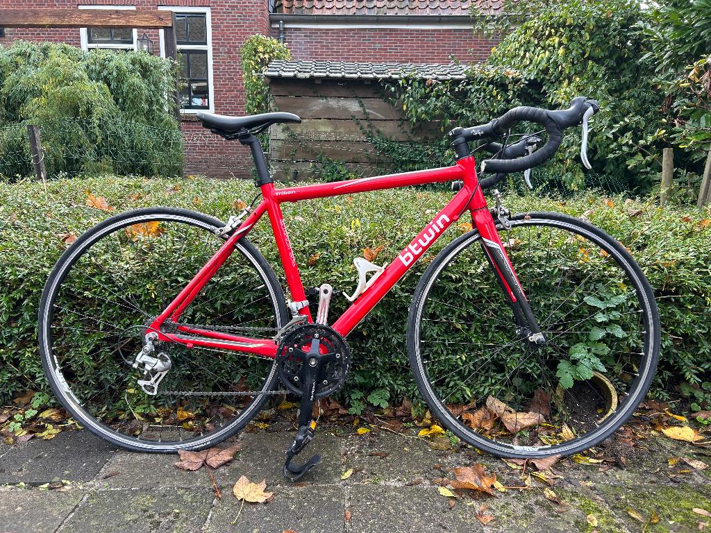 Racefiets, Fietsen en Brommers, Fietsen | Racefietsen, Gebruikt, Velgrem, Aluminium, Meer dan 20 versnellingen