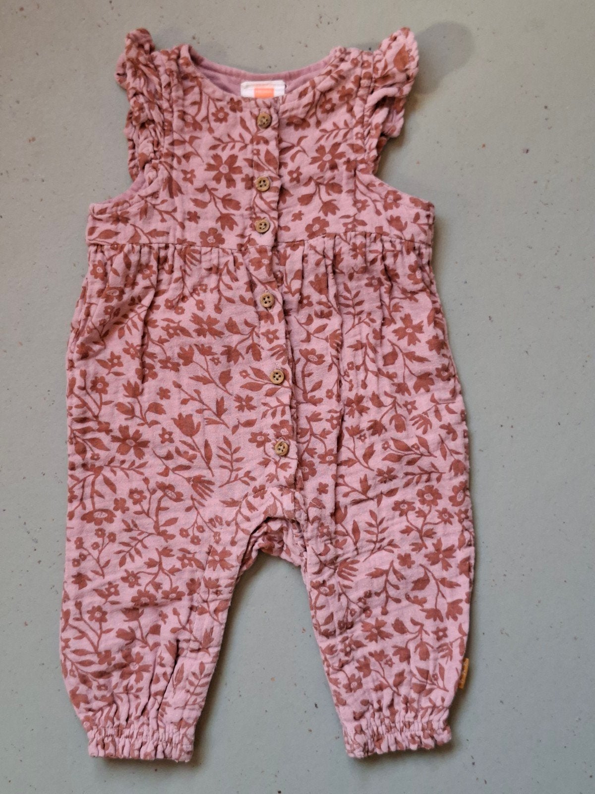 Hema zomerpakje meisje maat 56 roze bloemmotief, Kinderen en Baby's, Meisje, Ophalen of Verzenden, Zo goed als nieuw, Hema