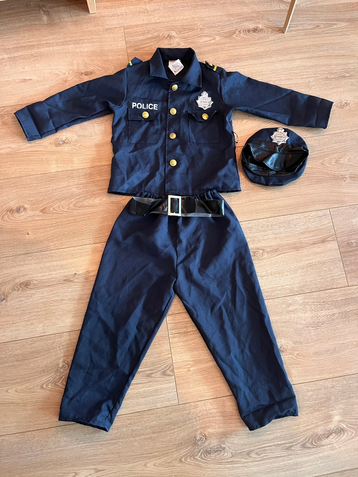 Politie verkleedpakje voor kinderen (5-6 jaar), Ophalen of Verzenden, Zo goed als nieuw, 110 t/m 116, Jongen of Meisje