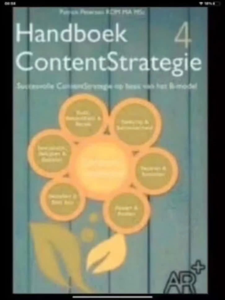 Handboek ContentStrategie 4 - Succesvolle Contentstrategie, Boeken, Zo goed als nieuw, Gamma, Patrick Petersen, HBO