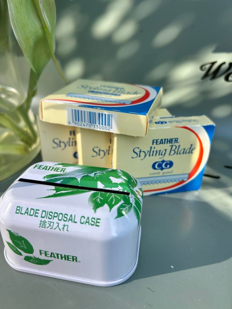 Feather Styling Blades + blade disposal case, Ophalen of Verzenden, Nieuw