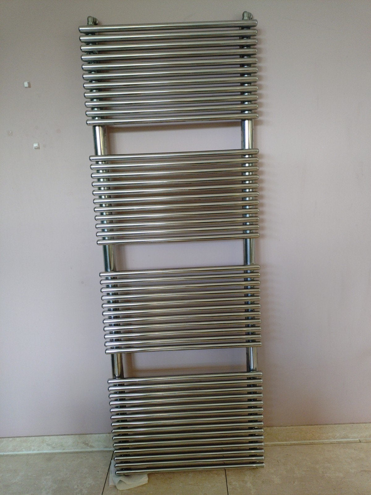 RVS design radiator,, Ophalen, Gebruikt, Radiator, Minder dan 60 cm