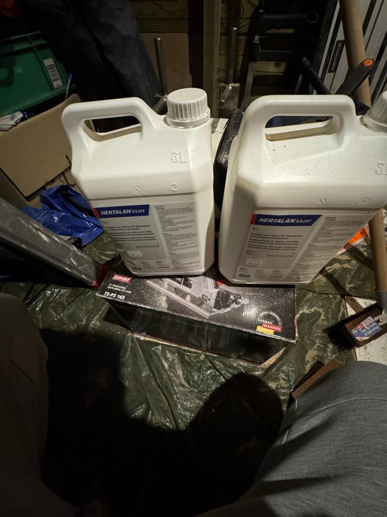 Hertalan KS217 EPDM daklijm 5L - Nieuw, Doe-het-zelf en Verbouw, Ophalen, Overige materialen, Overige kleuren, Overige typen