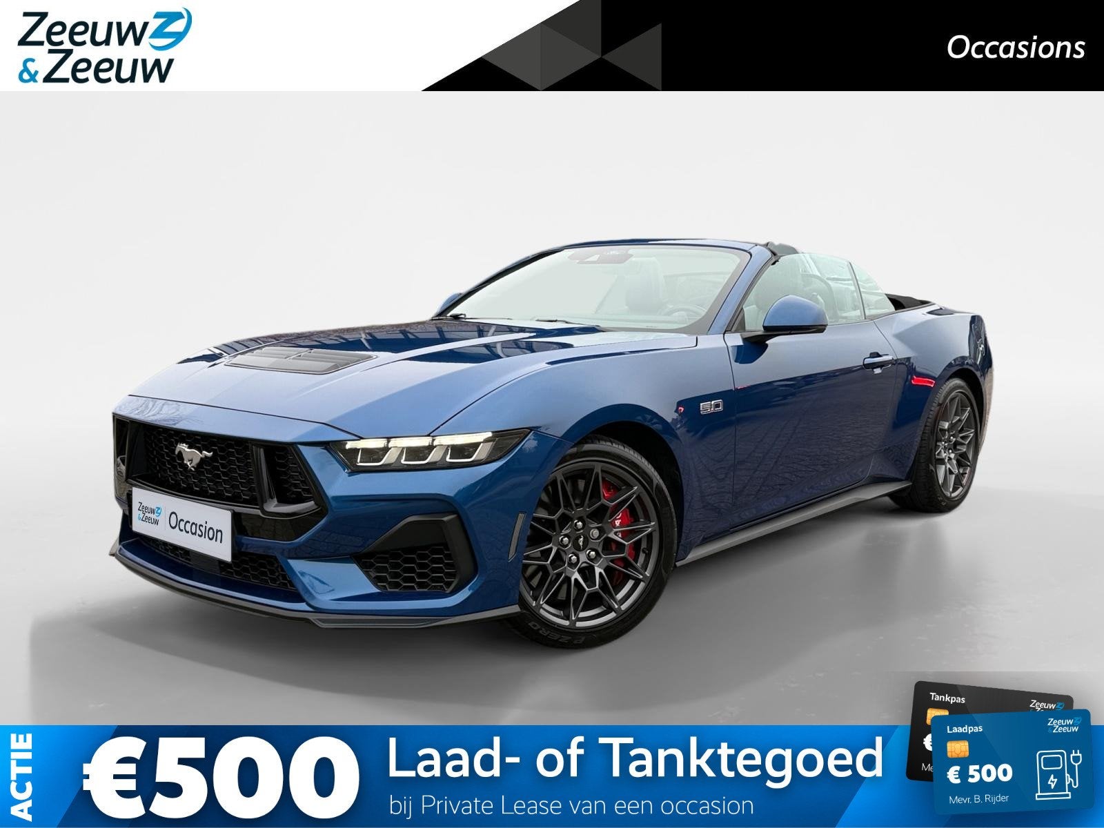 Ford Mustang 5.0 Ti-VCT V8 GT | CABRIOLET | Adaptive Cruise, Auto's, Automaat, 12 maanden, Electronic Stability Program (ESP)