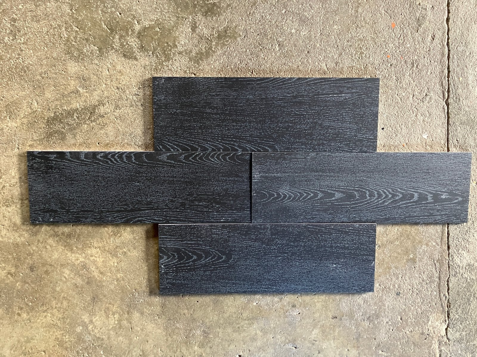 Tegels zwart met hout structuur, Ophalen, Keramiek, Nieuw, 10 m² of meer