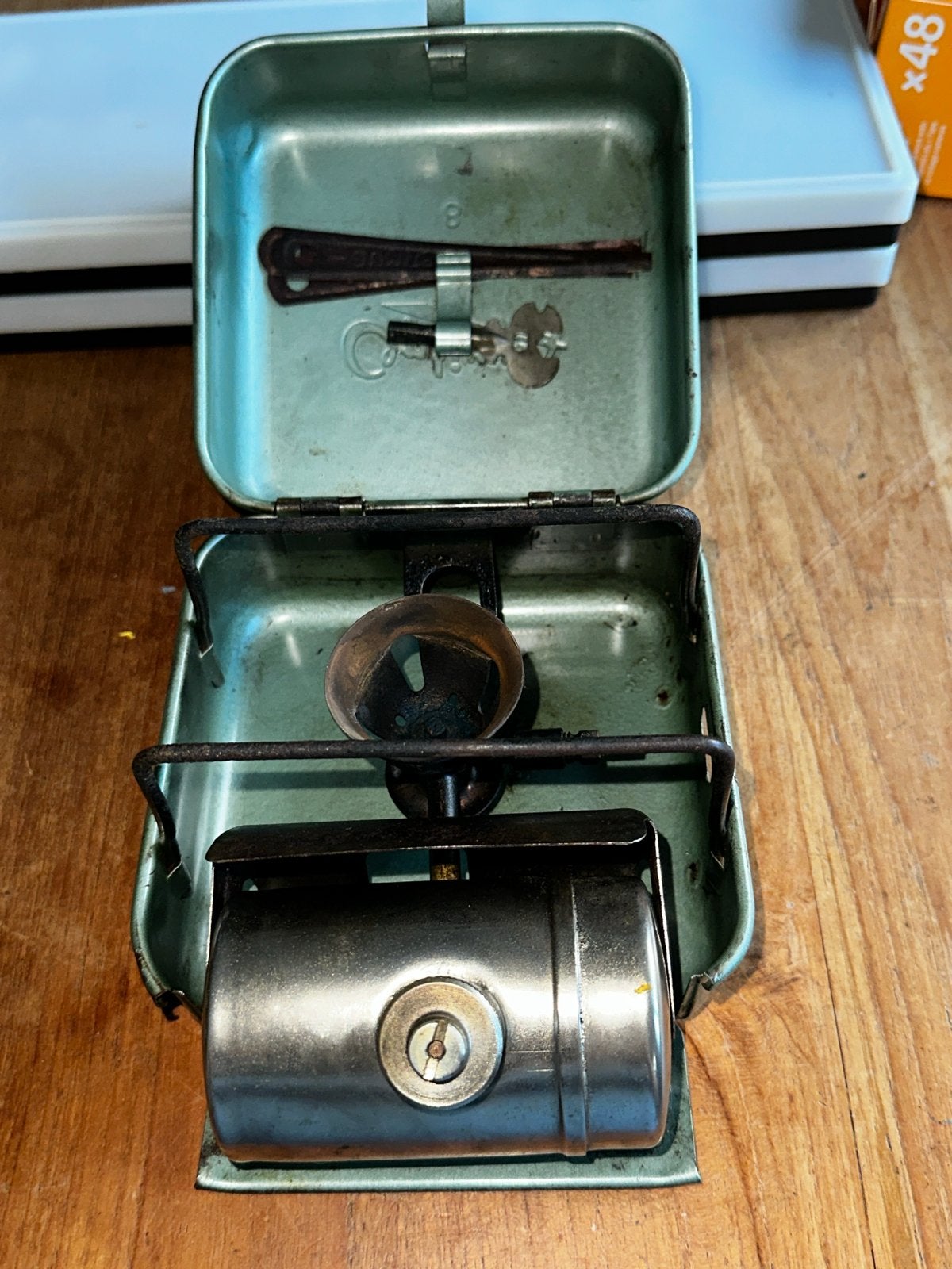 Vintage Optimus 8 Brander - Made in Sweden, Antiek en Kunst, Ophalen