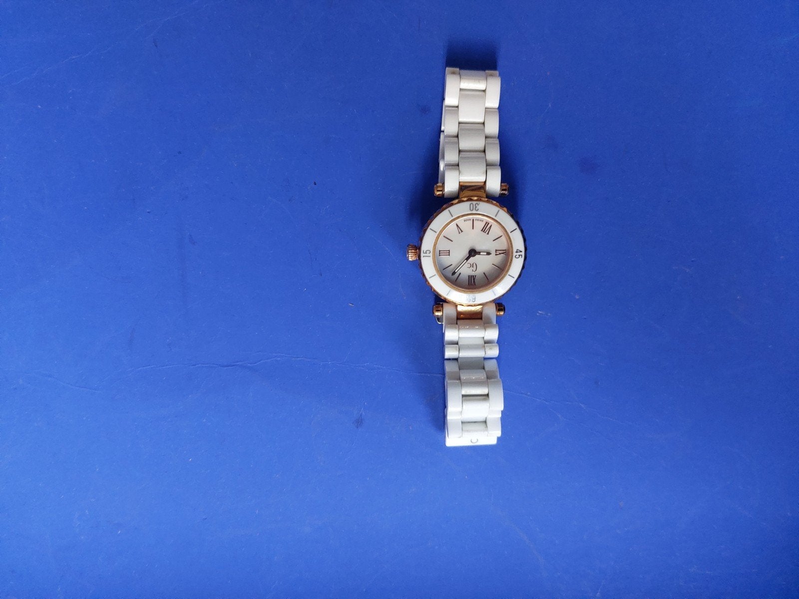 GC Guess Mini Chic X7001121S Goudkleurig Horloge, Guess, Polshorloge, Kunststof, Ophalen of Verzenden