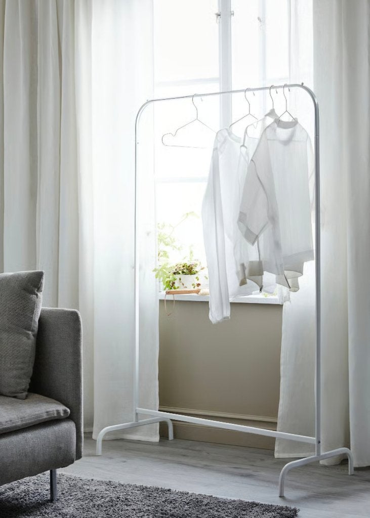 Kledingrek Ikea MULIG wit, Kleding | Dames, Kledingrekken, Ophalen of Verzenden, Zo goed als nieuw