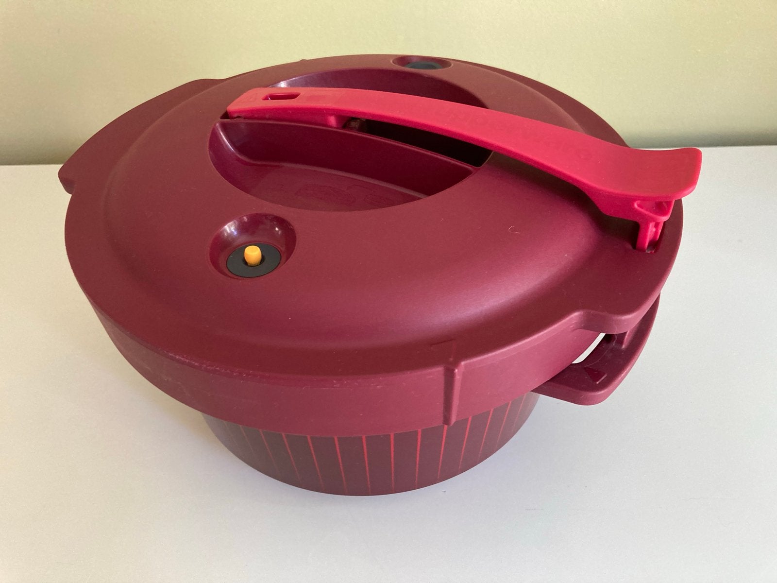 Tupperware Micro Minuut Snelkookpan - 3L, Kunststof, Ophalen of Verzenden, Rood, Overige merken