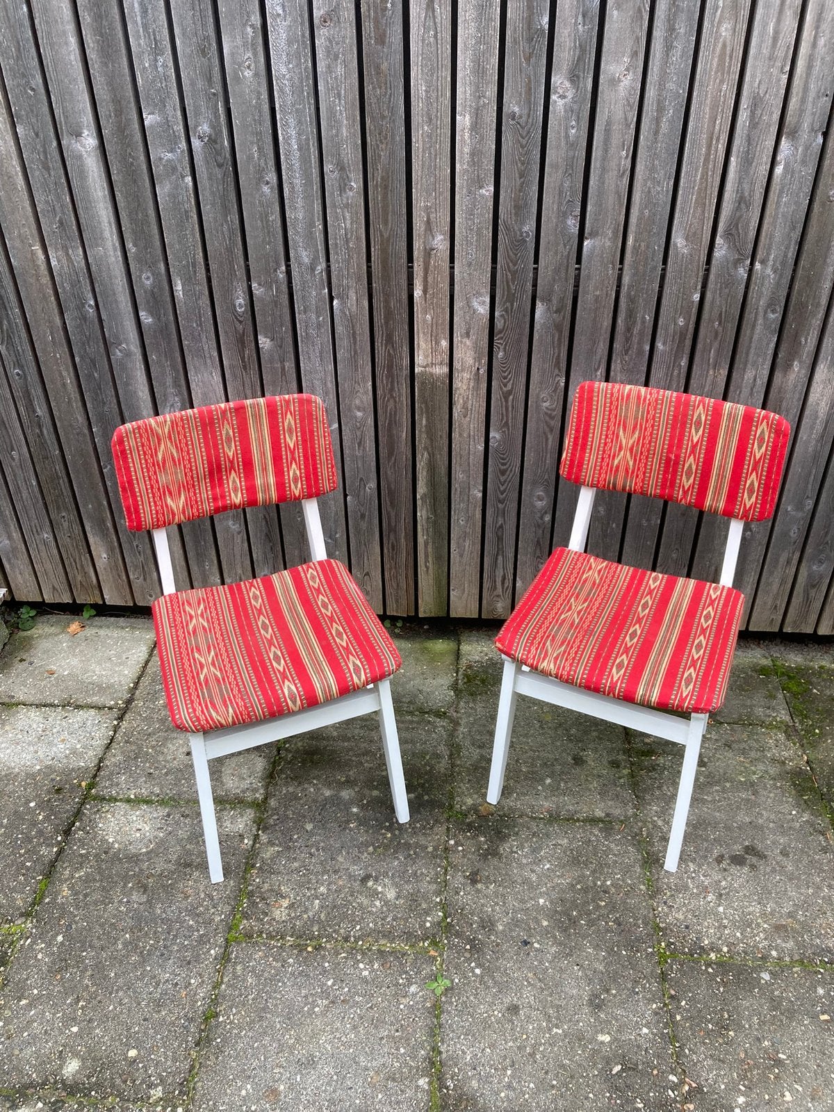Set van twee vintage stoelen jwren 70, Ophalen