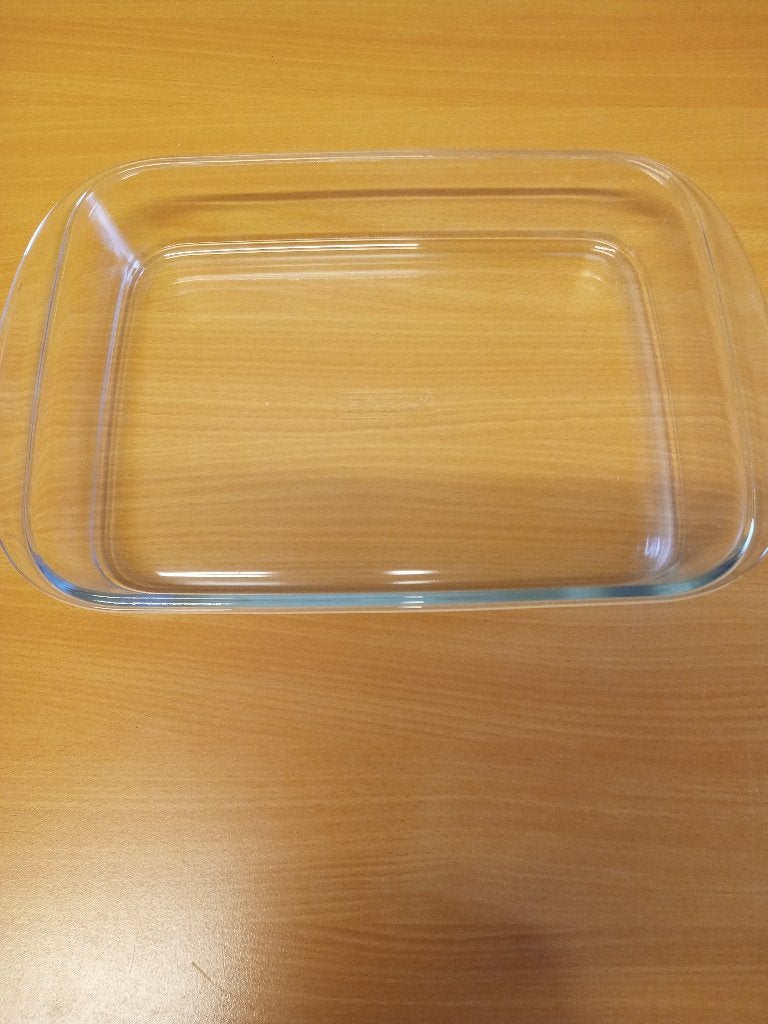 Pyrex (oven-) schaal      L30 cm,   B21 cm,   H 5 cm, Overige typen, Ophalen of Verzenden, Overige merken, Glas