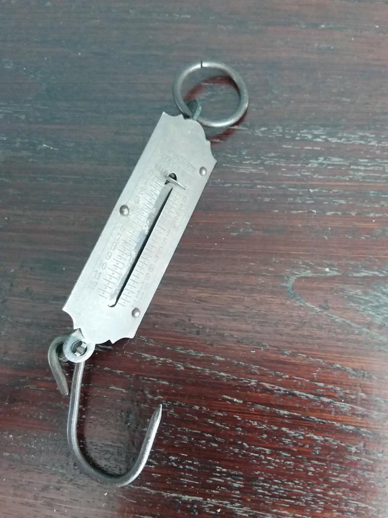 Oude unster  weeghaak  pocket balance 18 cm  ong. 1940, Ophalen of Verzenden