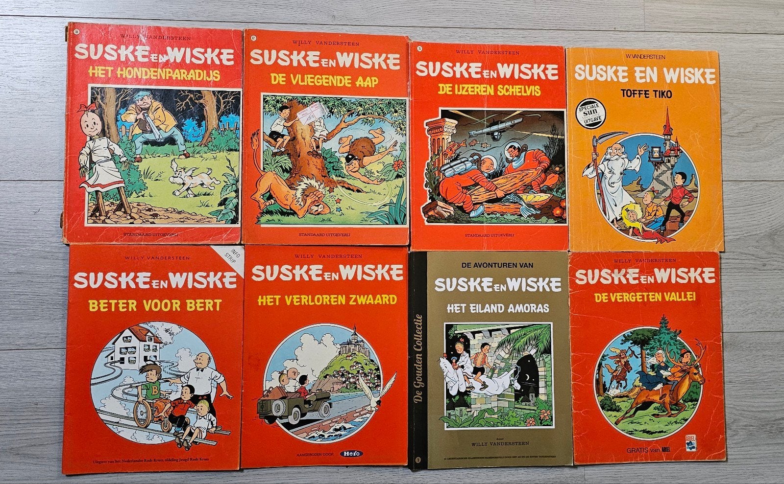 Grote collectie 24 stuks Suske en Wiske stripboeken, Boeken, Meerdere stripboeken, Ophalen of Verzenden, Gelezen