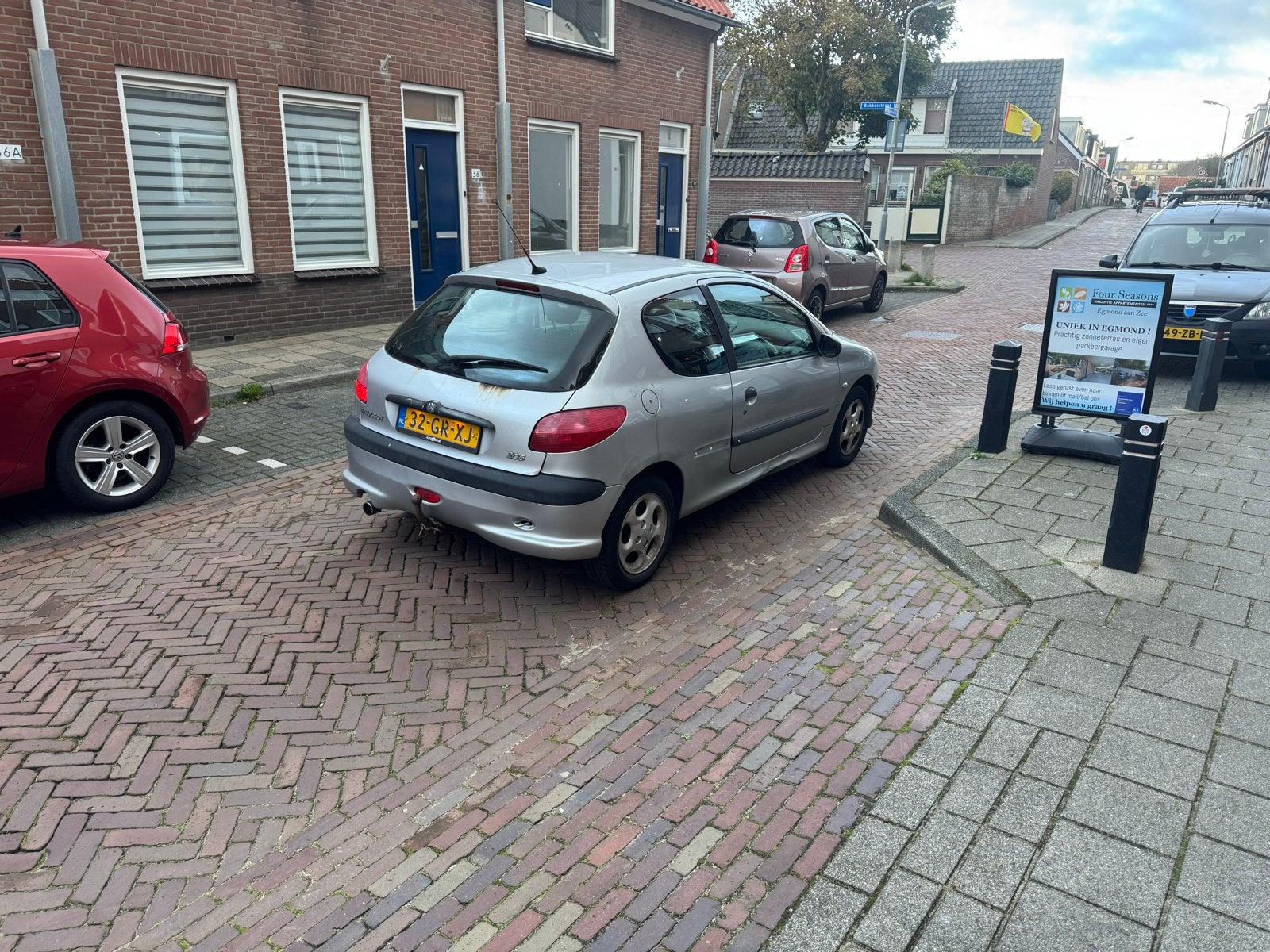 Peugeot 206 1.4 X-line 3D 2001 Grijs, Voorwielaandrijving, Airbags, 4 cilinders, Origineel Nederlands