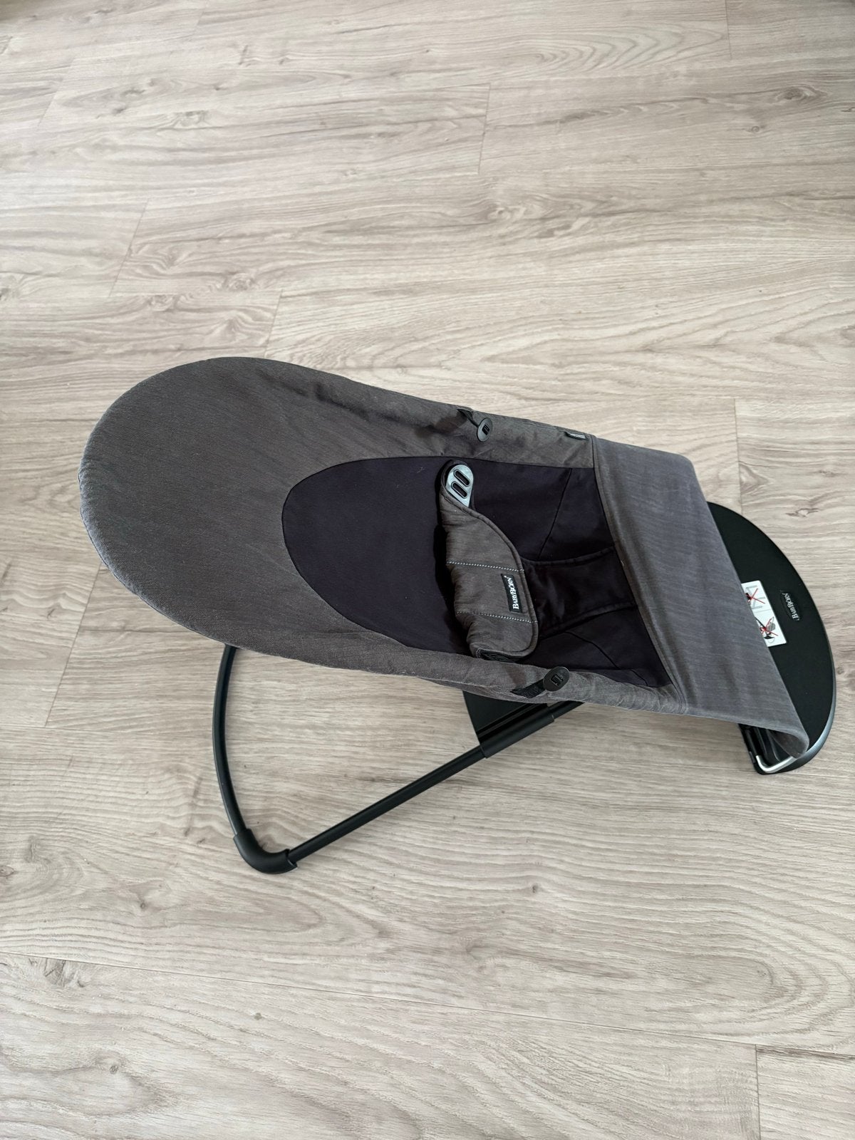 BabyBjörn Wipstoel Bliss Antraciet - Ergonomisch en Verstelb, Wipstoel, Ophalen, Overige merken, Met gordel(s) of riempje(s)