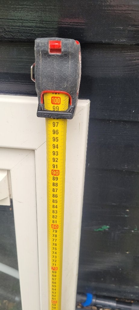 Kozijn, Kunststof, Raamkozijn, Zo goed als nieuw, Inclusief glas