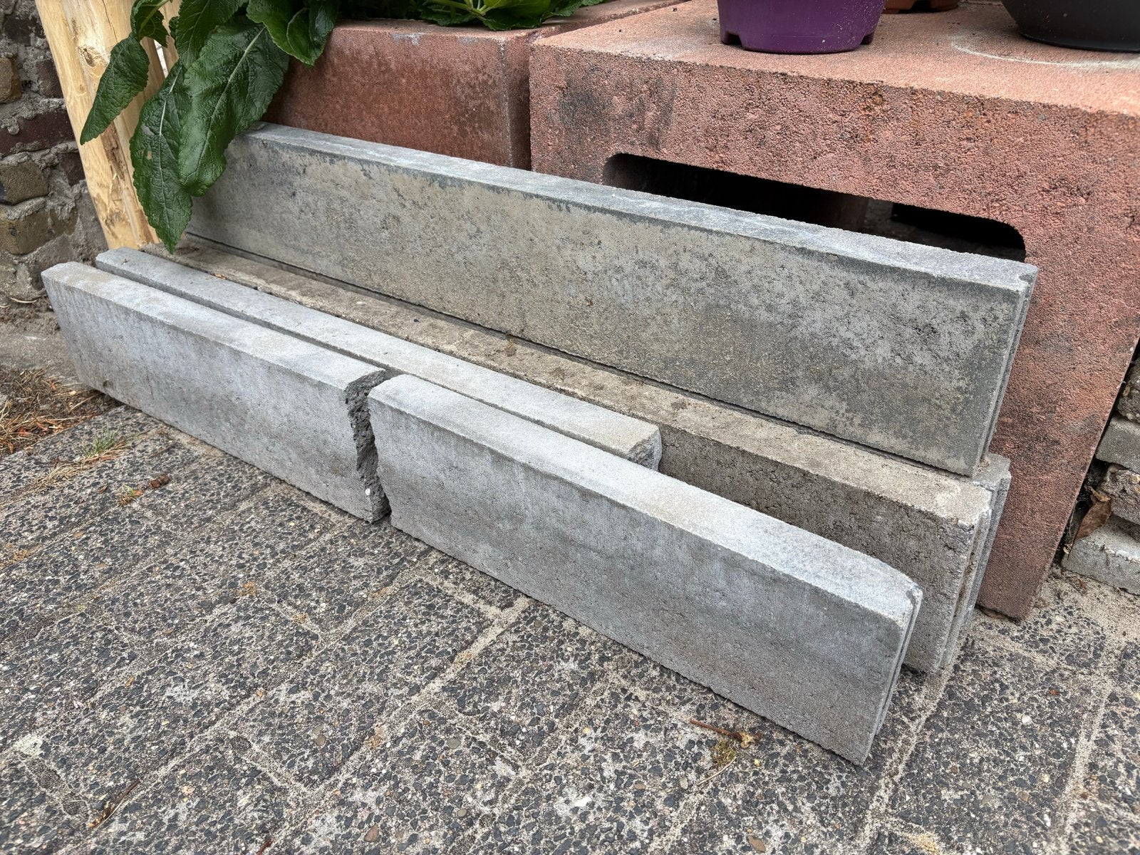 Gratis opsluitbanden voor tuin of terras (3,5 stuks), Tuin en Terras, Bielzen en Borders, Ophalen, Gebruikt, 100 tot 200 cm, Border