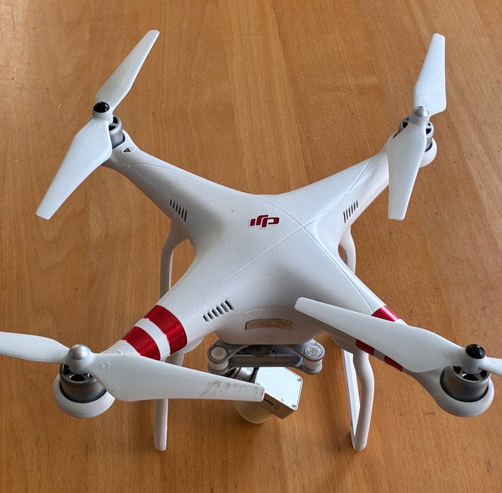 DJI 3 phantom standard voor reparatie of onderdelen., Ophalen, Niet werkend, Cameradrone, DJI
