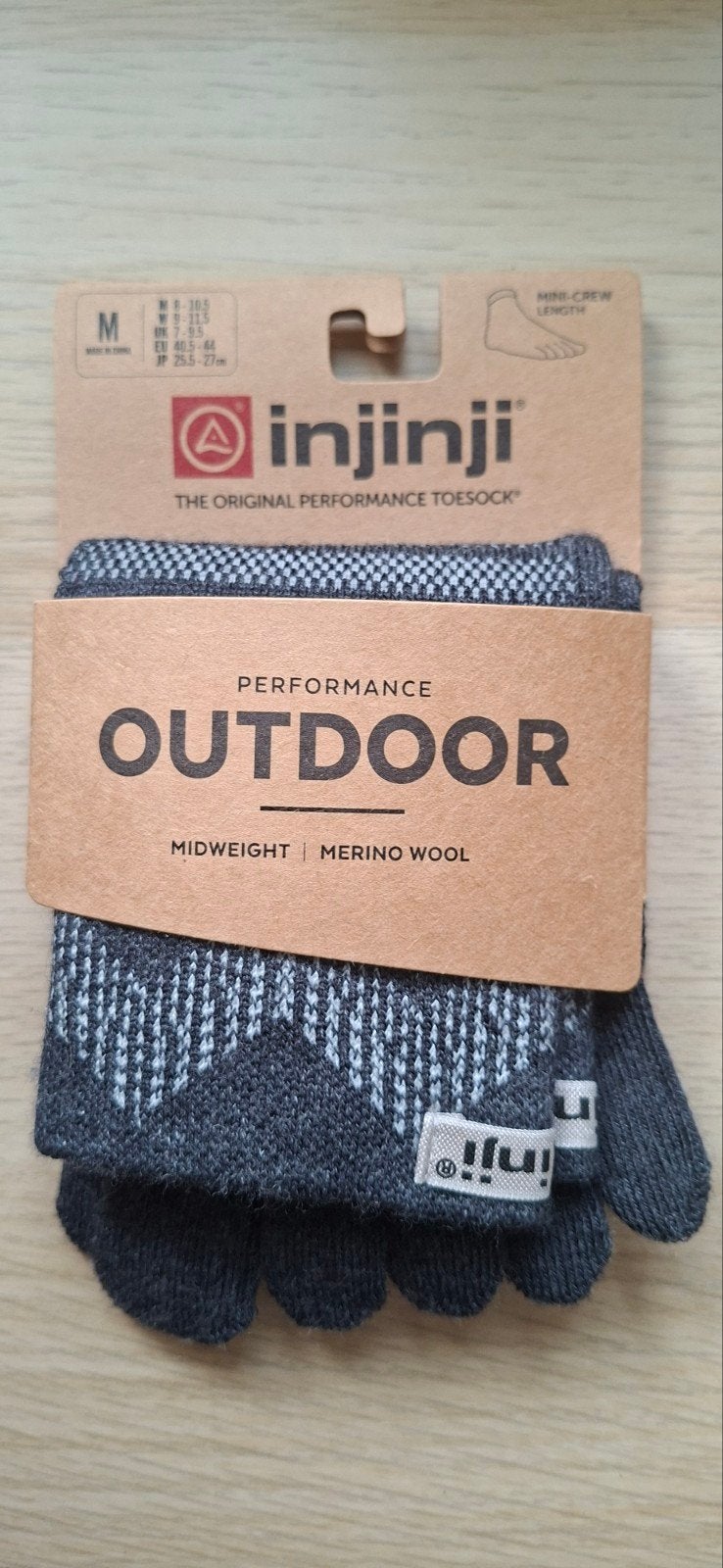 Nieuwe Injinji Outdoor Midweight Teensokken - Maat M (40-44), Ophalen of Verzenden, Nieuw, Maat 39 t/m 42