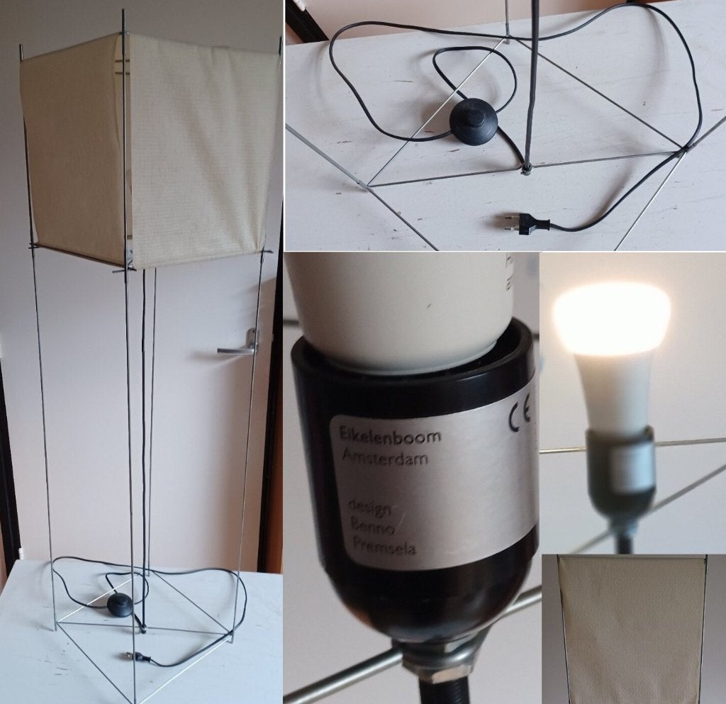 Eikelen Boom staande lamp, Ophalen, Gebruikt, E27 (groot), Metaal