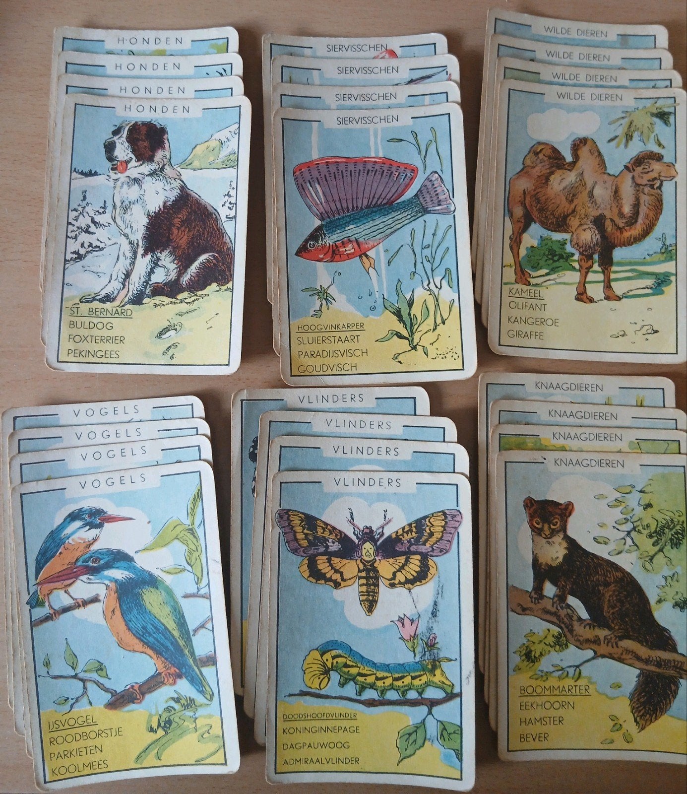 Partij Prachtige Vintage & Antieke Kwartetspellen, o.a.Jumbo, Ophalen of Verzenden, Gebruikt, Kwartet(ten)