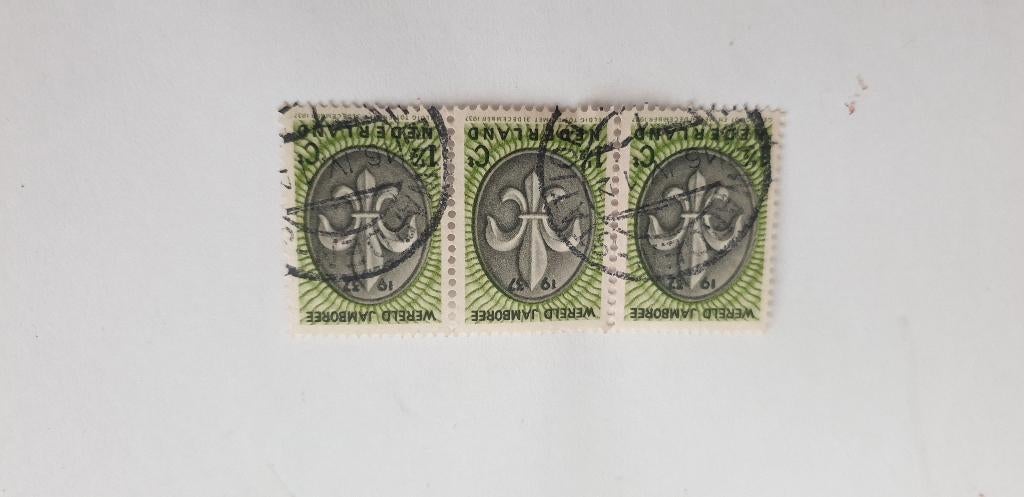5080 nederland wereld jamboree 1937 blokje, Postzegels en Munten, Verzenden