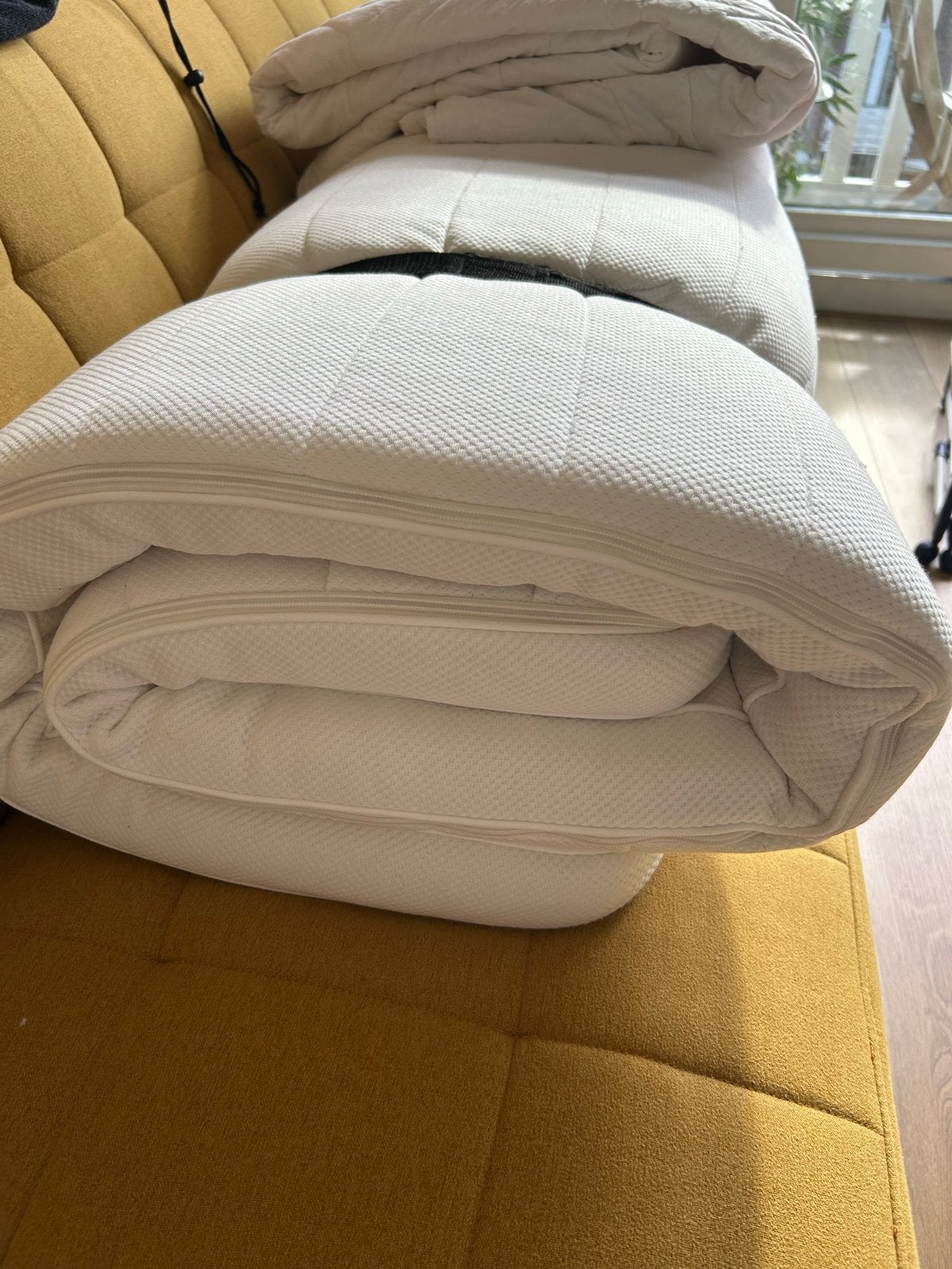 IKEA SULTAN TAFJORD matras topper 160x200 cm, Ophalen, Gebruikt, Tweepersoons, Matras