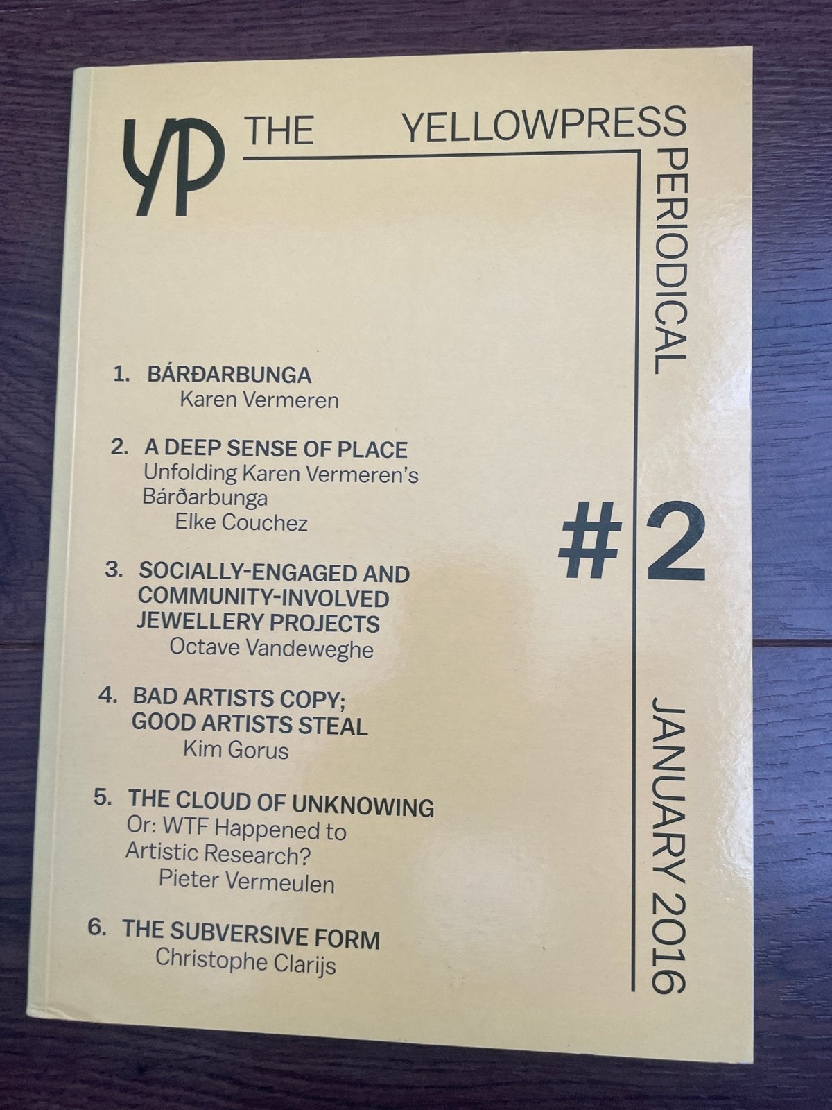 The Yellowpress Periodical #2 - January 2016, Ophalen of Verzenden, Zo goed als nieuw, België