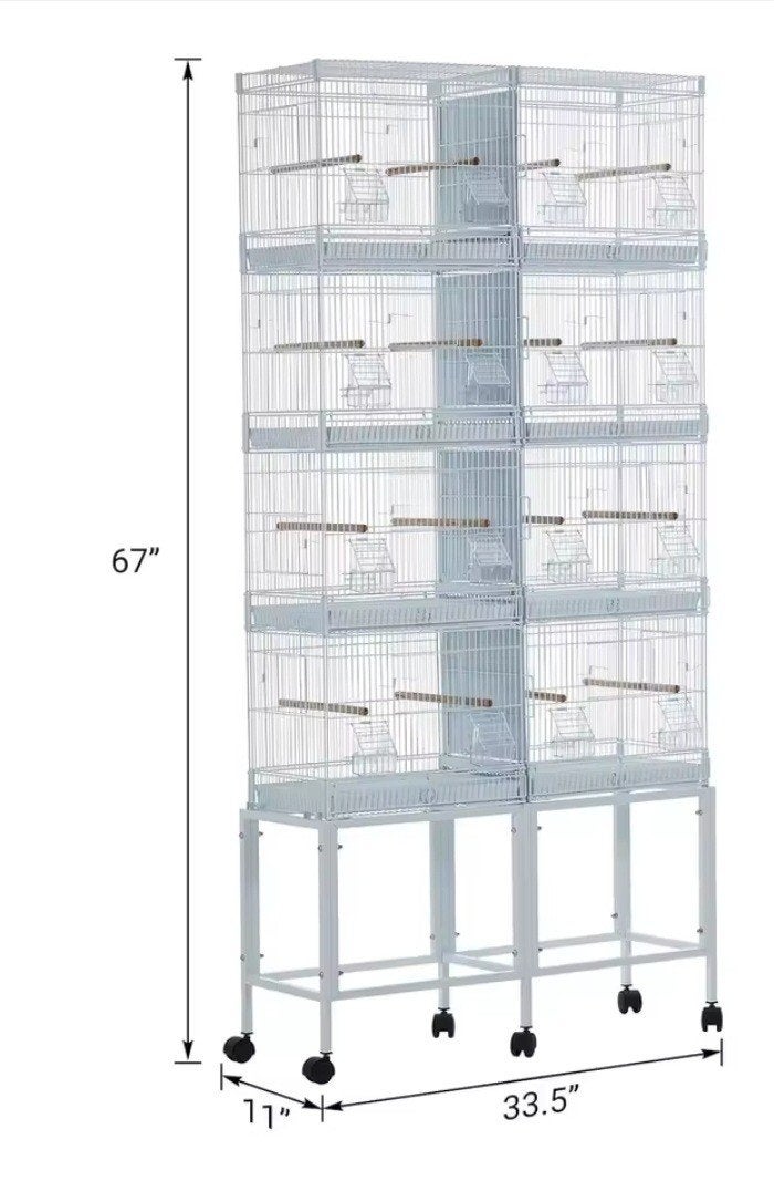 Kooi, 4 verdiepingen, nieuw, Dieren en Toebehoren, Ophalen, Metaal, Vogelkooi