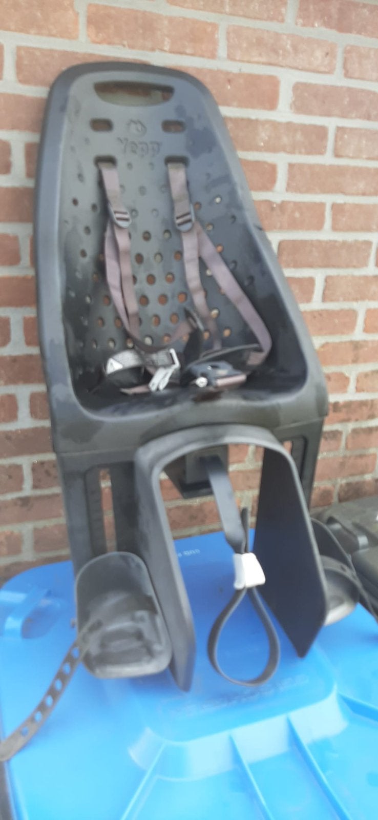 Fietsstoel yepp achterzitje, 15 t/m 25 kg, Achterzitje, Ophalen of Verzenden, Gebruikt