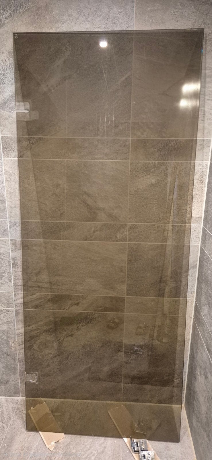 Glazen douchewand, Ophalen, Gebruikt, 160 cm of meer, Glasplaat