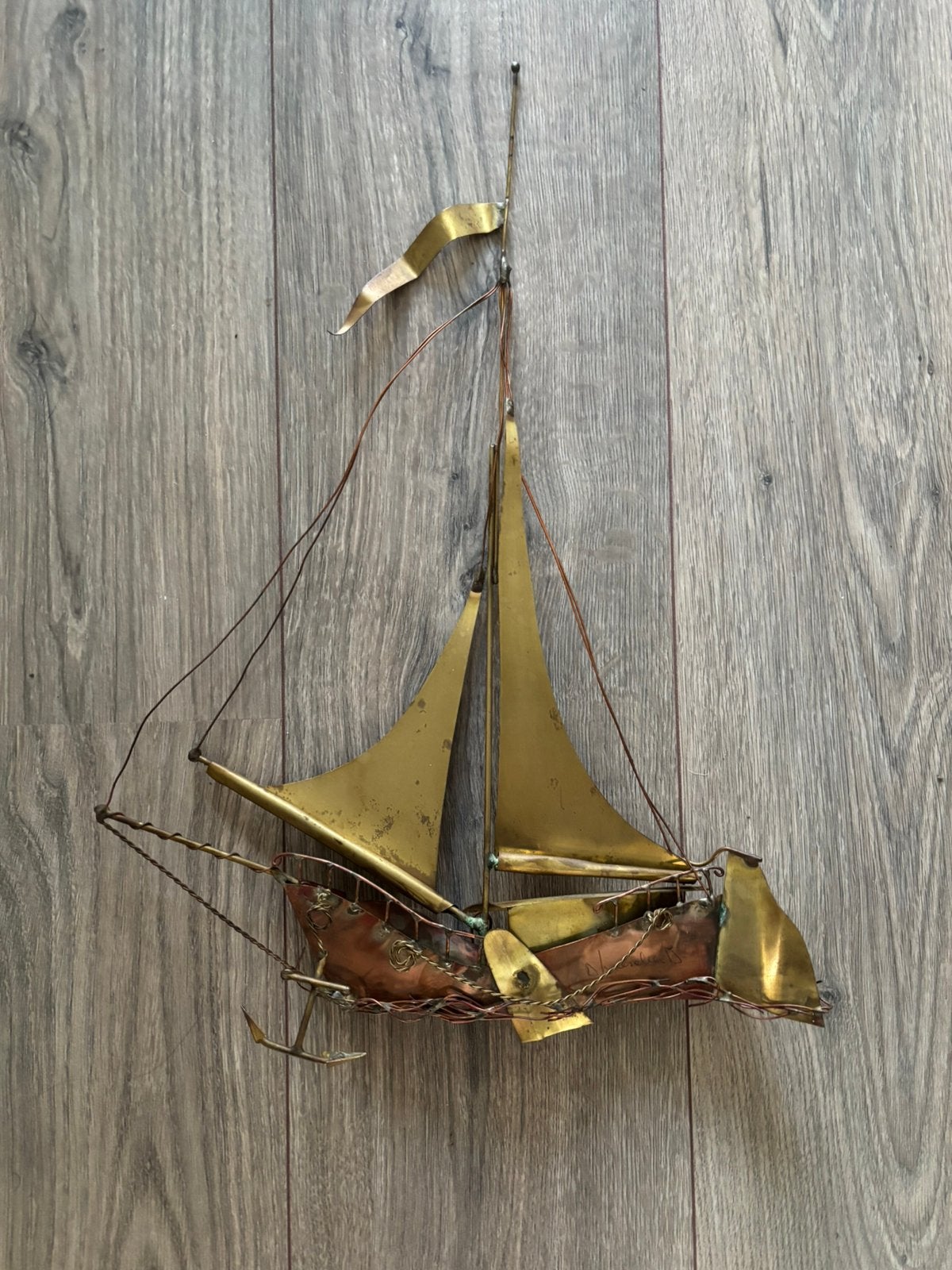 D'Haeseleer boot wandsculptuur, Ophalen of Verzenden