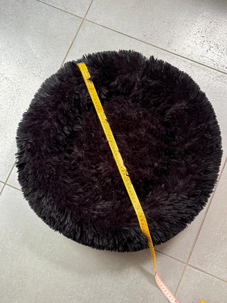 Hondenmand donut zacht maat s/m zwart, Ophalen of Verzenden, Zo goed als nieuw, Pluche