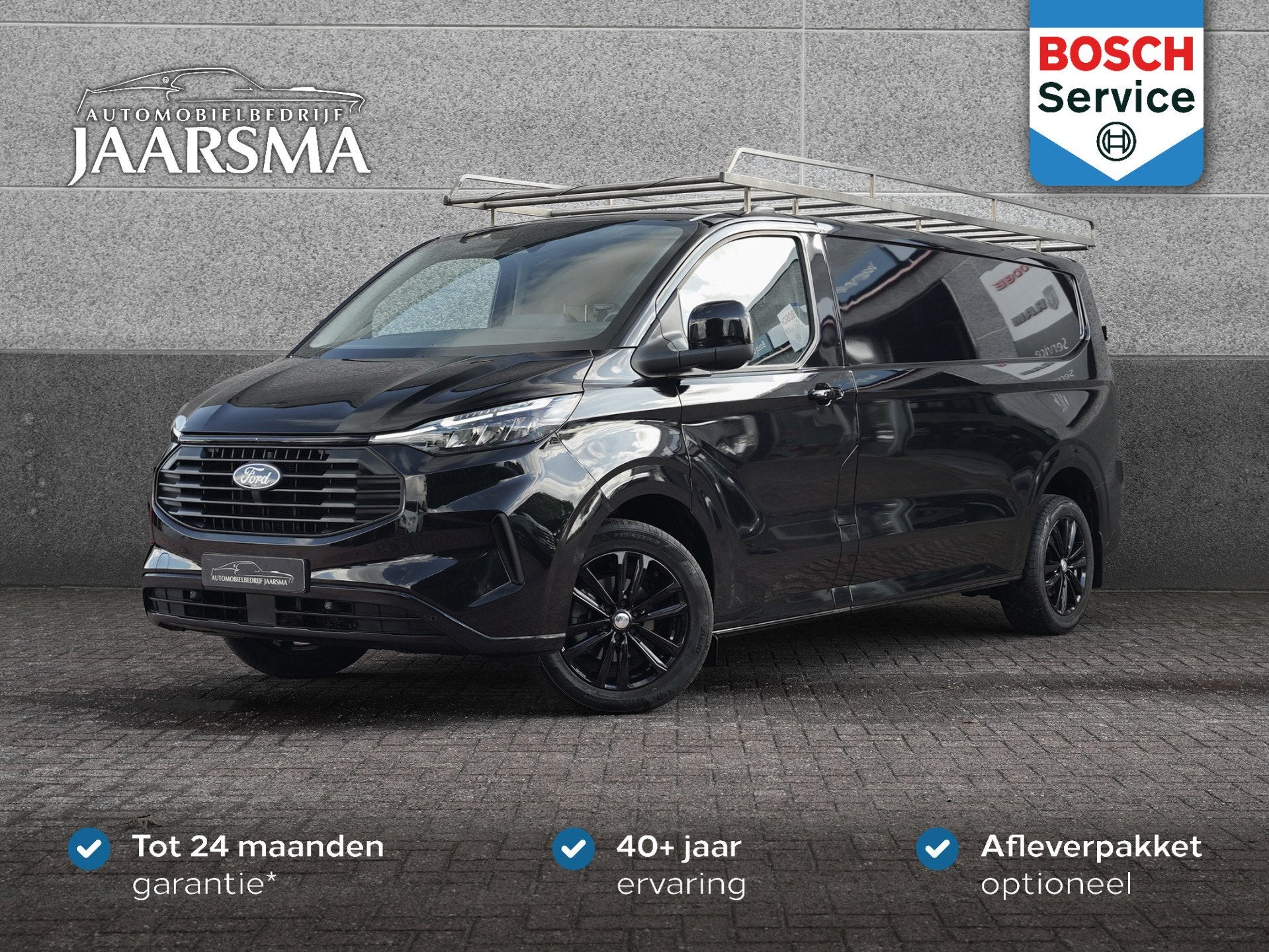 Ford Transit Custom 320 2.0 TDCI 170pk L2H1 Limited |Adaptiv, Gebruikt, Euro 6, 4 cilinders, Zwart