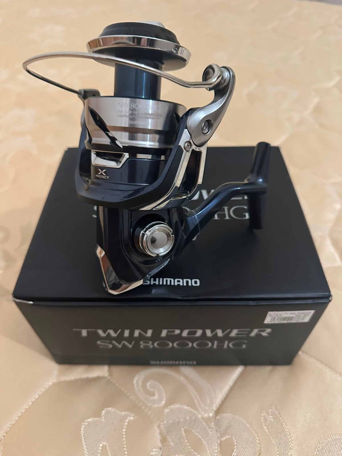 SHIMANO, TWIN POWER SW 8000HG, Ophalen of Verzenden, Zo goed als nieuw, Molen