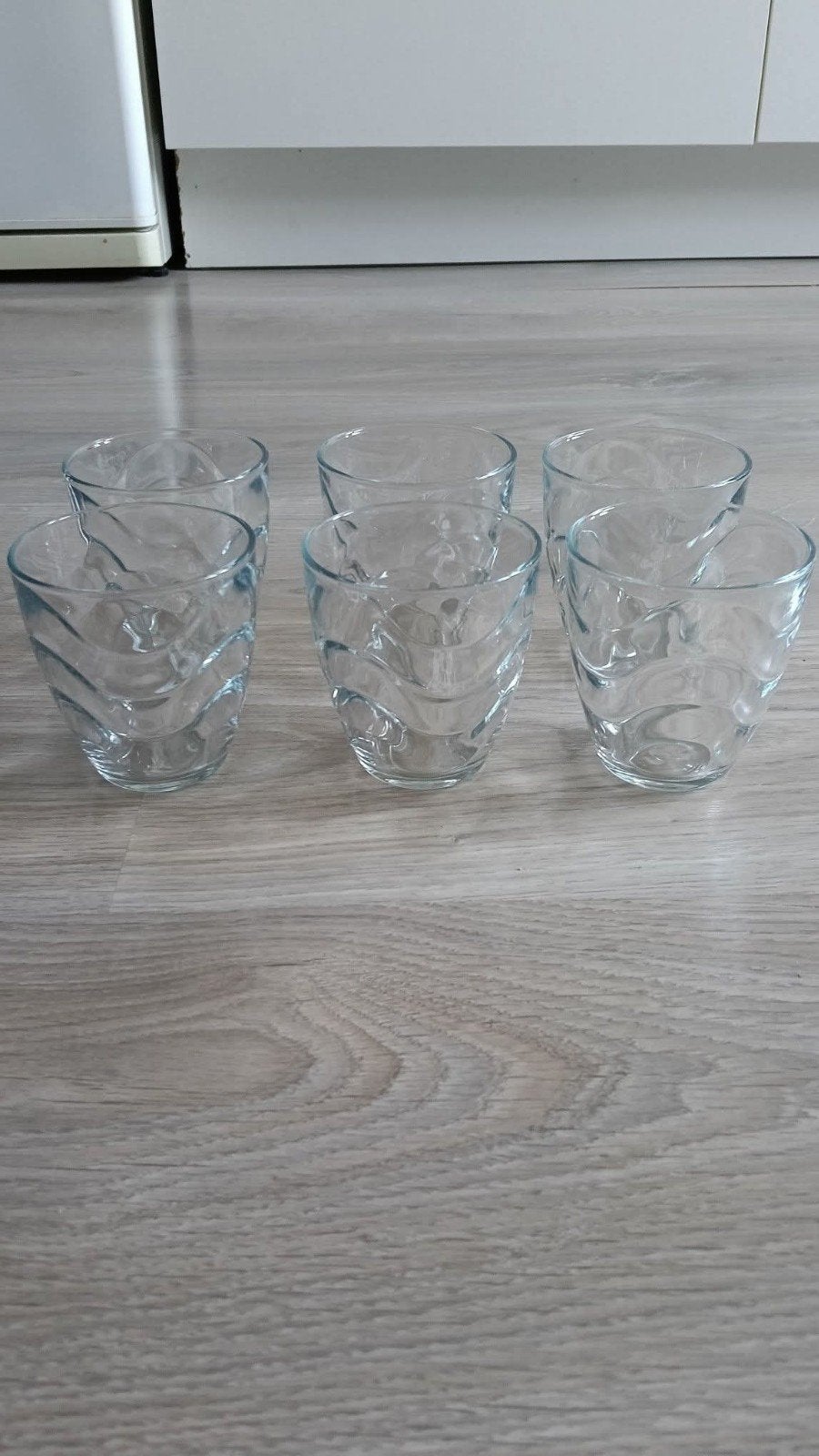 2 sets waterglazen, Ophalen, Zo goed als nieuw, Waterglas