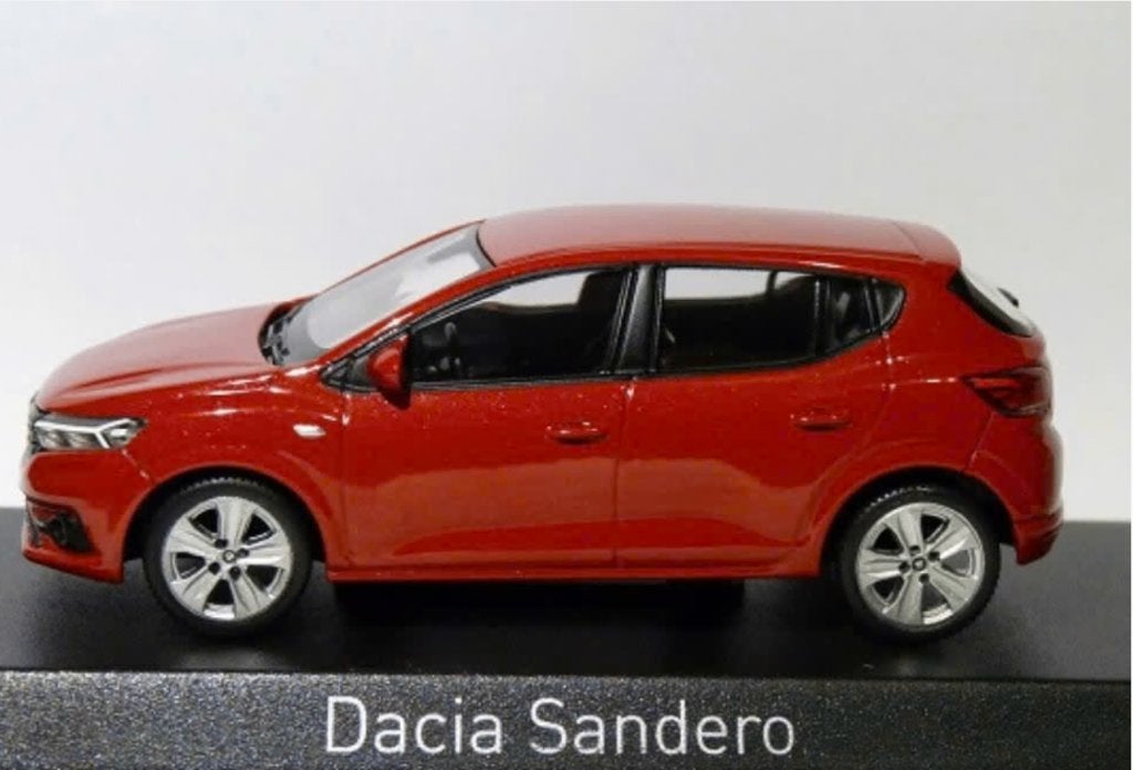 DACIA SANDERO 2021 FUSION ROOD SCHAAL 1/43 NOREV ref. 509021, Hobby en Vrije tijd, Verzenden, Nieuw, Auto, Norev